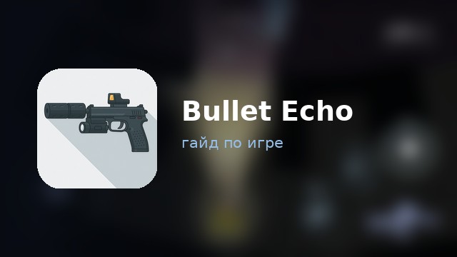 Bullet Echo — гайд по игре