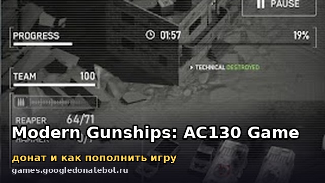 Modern Gunships: AC130 Game
