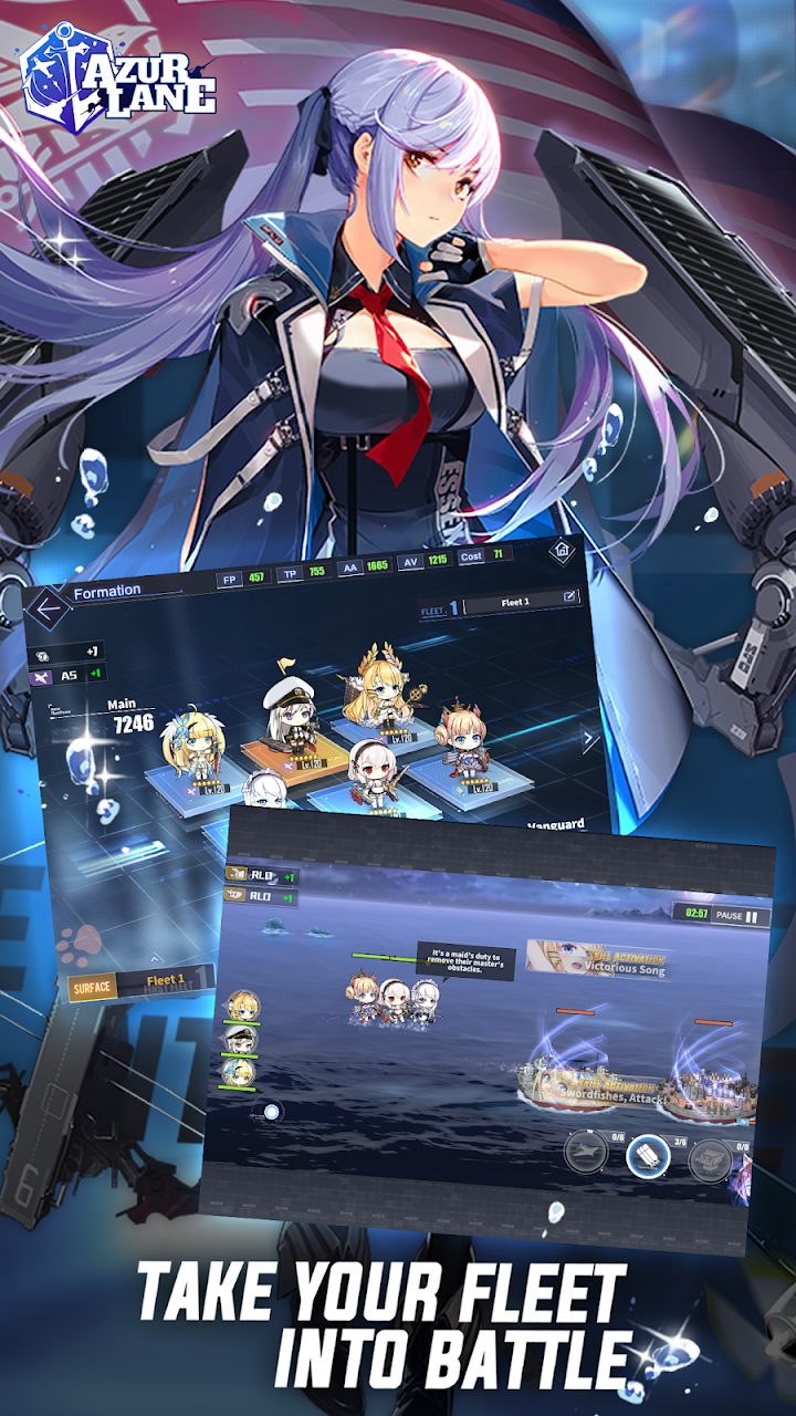 Azur Lane 3 — кадр из игры