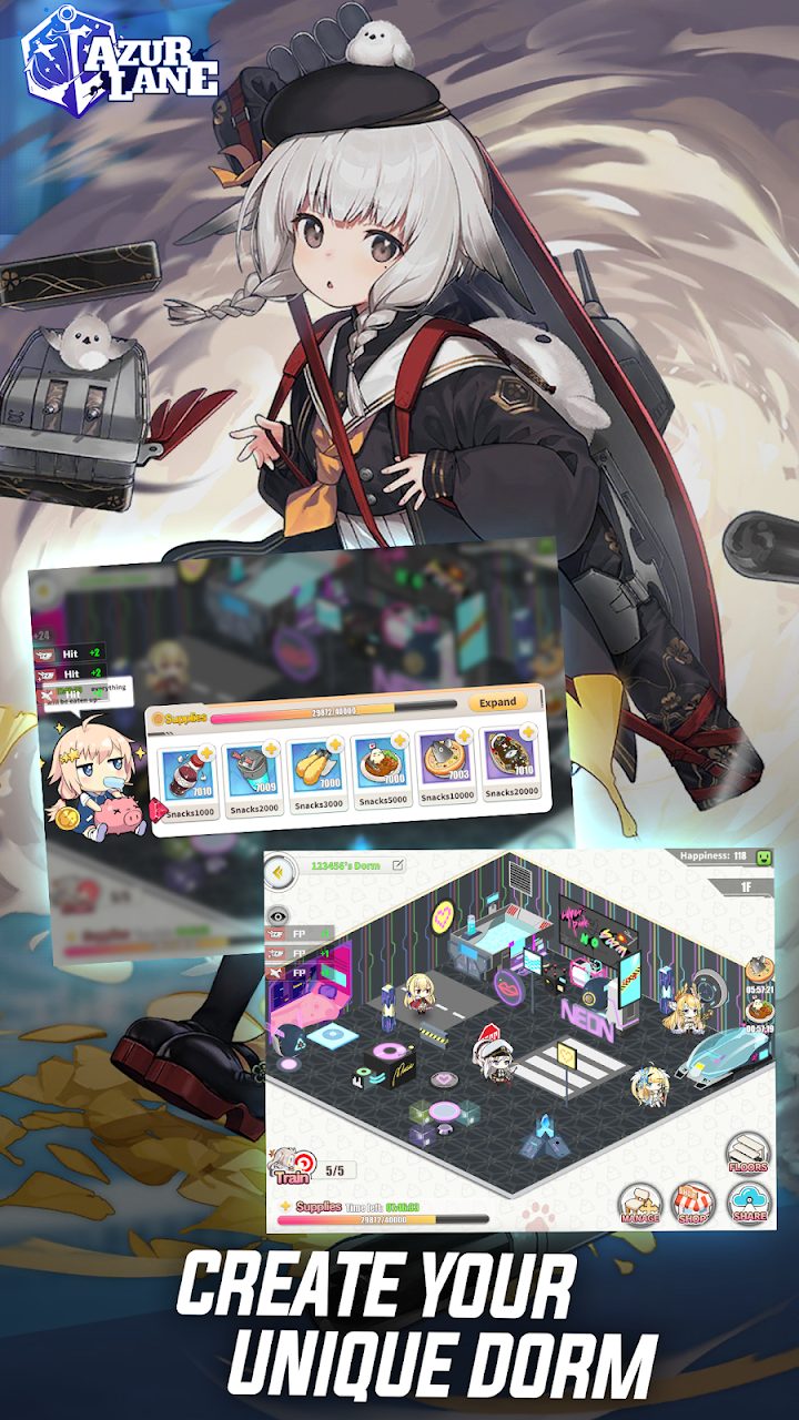 Azur Lane 4 — кадр из игры