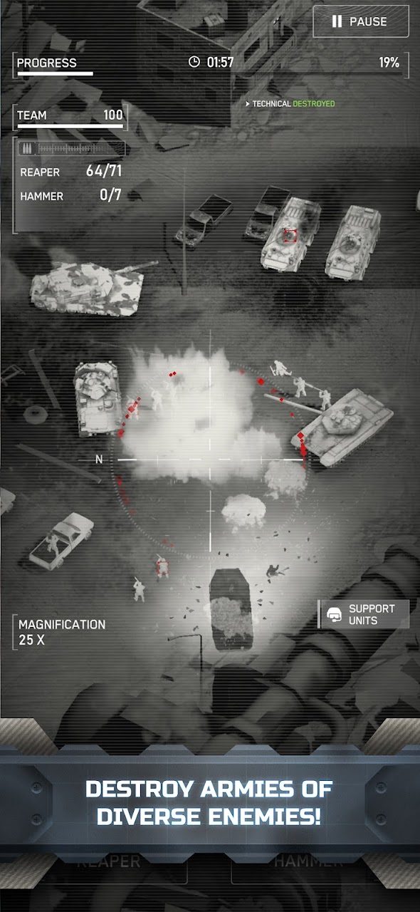 Modern Gunships: AC130 Game 1 — кадр из игры