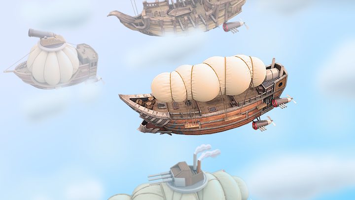 Sky Battleships 2 — кадр из игры
