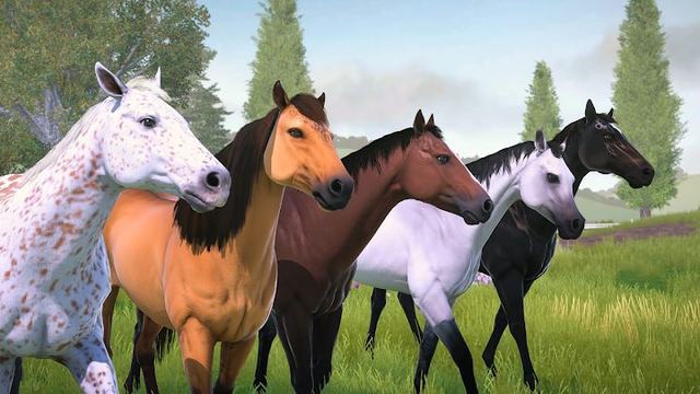 Состязание звёзд. Скачки 1 — кадр из игры