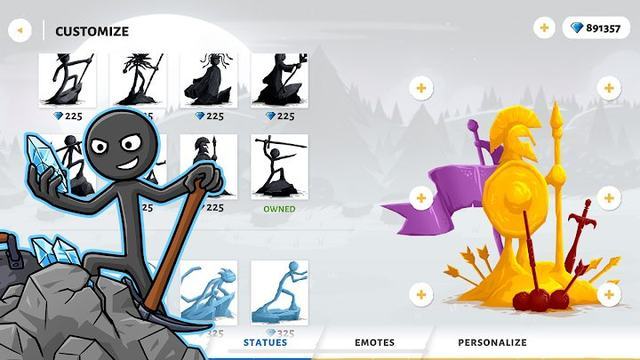 Stick War: Saga 4 — кадр из игры