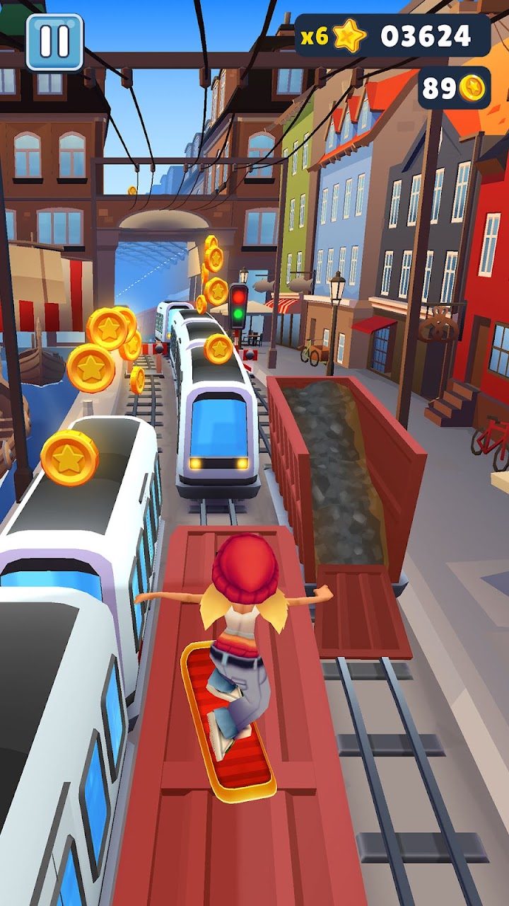 Subway Surfers 3 — кадр из игры