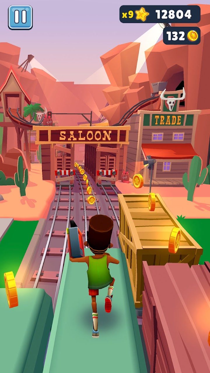 Subway Surfers 4 — кадр из игры