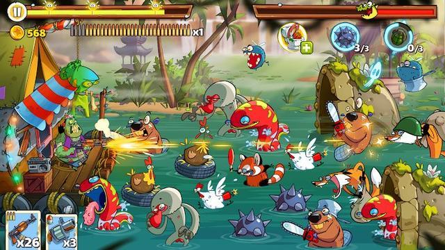Swamp Attack 2 3 — кадр из игры